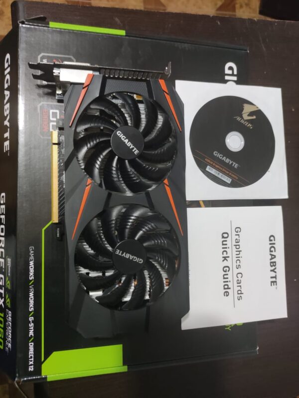 GIGABYTE Nvidia AORUS GeForce® GTX 1060 6GB GDDR5 Graphics Card - Image 2